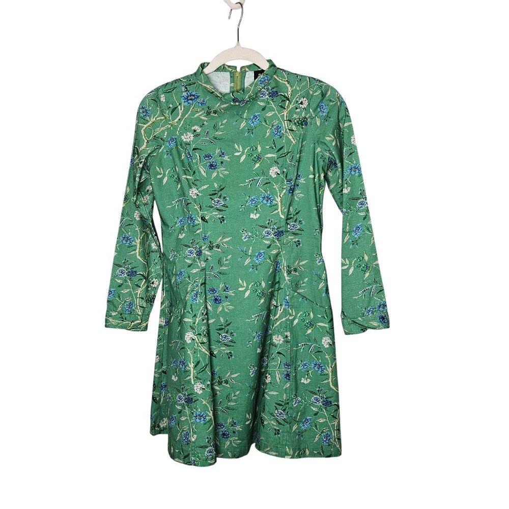 Samantha Pleet Womens Long-Sleeve Passion Dress Green‎ Wallpaper 2 Cottagecore